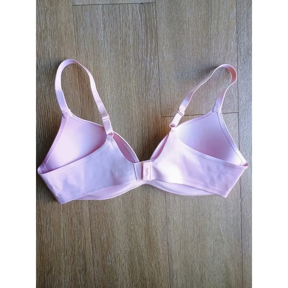 Knix WingWoman Contour Wireless Bra minimalist quiet Luxury rosey pink cleangirl - Picture 2 of 9